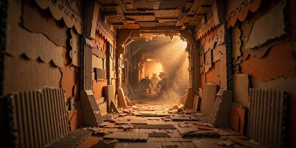 Cardboard Guides PAPERHEAD launch hub